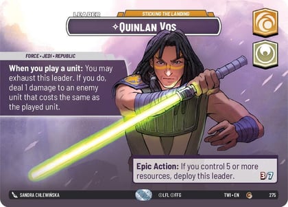 Quinlan Vos - Sticking the Landing (Showcase), Twilight of the Republic 275