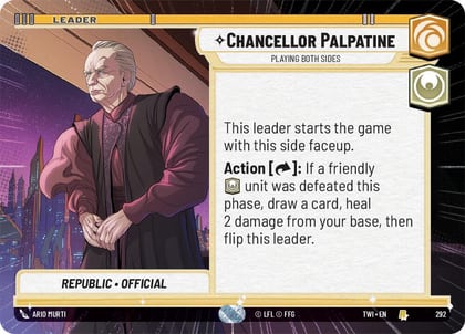 Chancellor Palpatine - Playing Both Sides (Hyperspace), Twilight of the Republic 292