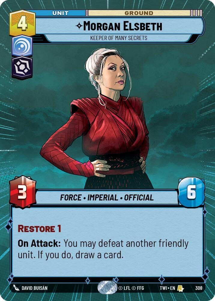 Morgan Elsbeth - Keeper of Many Secrets (Hyperspace), Twilight of the Republic 308
