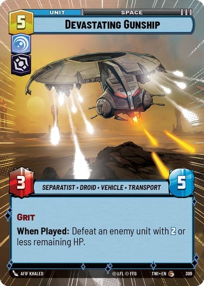 Devastating Gunship (Hyperspace), Twilight of the Republic 309