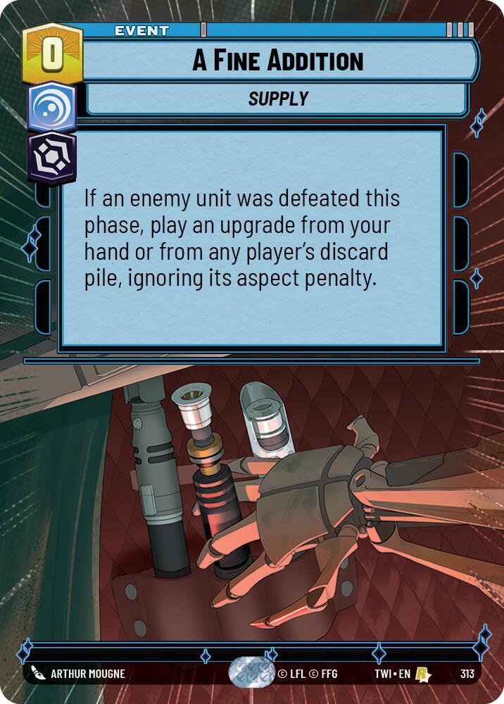 A Fine Addition (Hyperspace), Twilight of the Republic 313