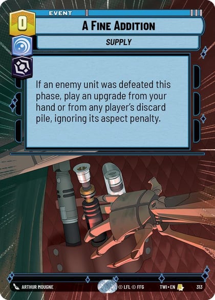 A Fine Addition (Hyperspace), Twilight of the Republic 313