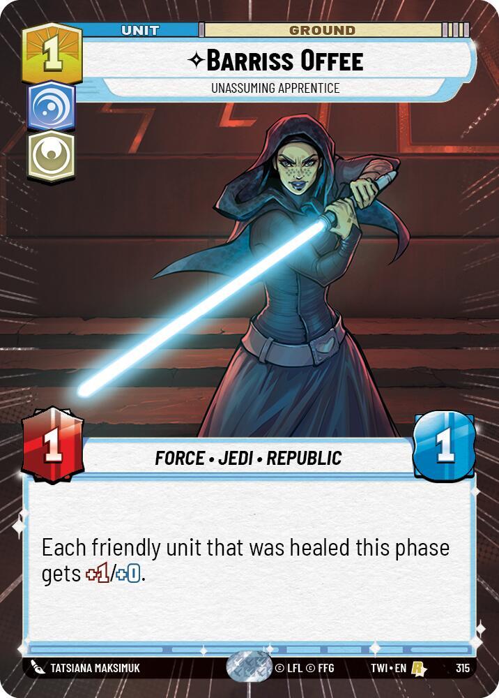 Barriss Offee - Unassuming Apprentice (Hyperspace), Twilight of the Republic 315