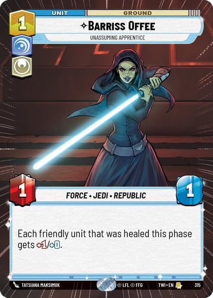 Barriss Offee - Unassuming Apprentice (Hyperspace), Twilight of the Republic 315