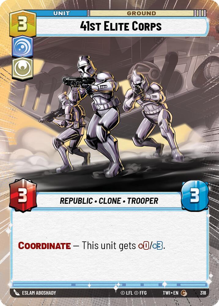 41st Elite Corps (Hyperspace), Twilight of the Republic 318