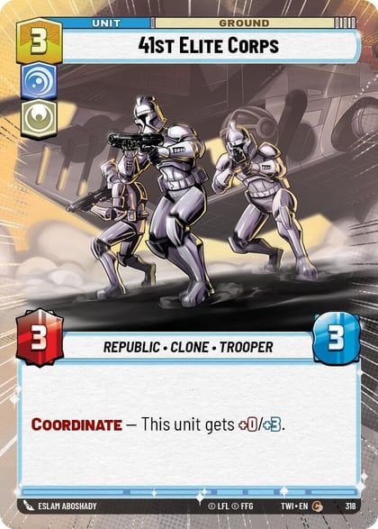 41st Elite Corps (Hyperspace), Twilight of the Republic 318
