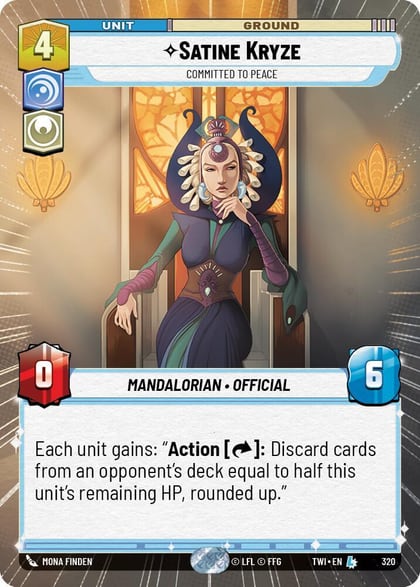 Satine Kryze - Committed to Peace (Hyperspace), Twilight of the Republic 320