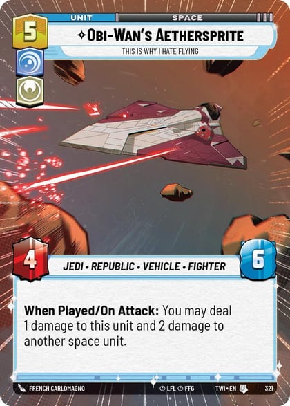 Obi-Wan's Aethersprite - This is Why I Hate Flying (Hyperspace), Twilight of the Republic 321