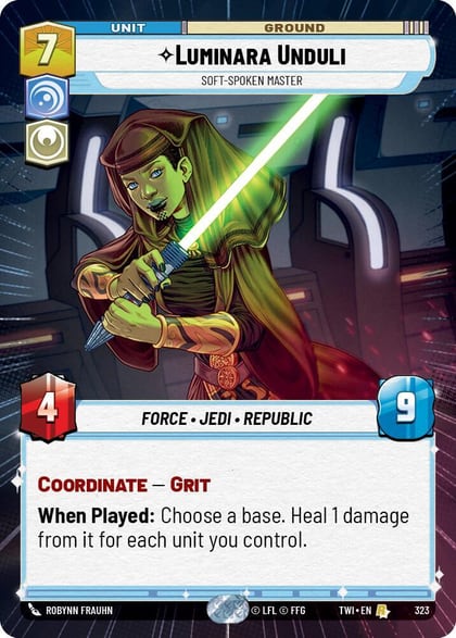 Luminara Unduli - Soft-Spoken Master (Hyperspace), Twilight of the Republic 323