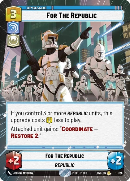 For The Republic (Hyperspace), Twilight of the Republic 324