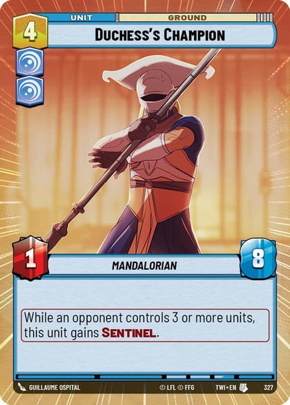 Duchess's Champion (Hyperspace), Twilight of the Republic 327