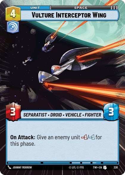 Vulture Interceptor Wing (Hyperspace), Twilight of the Republic 336