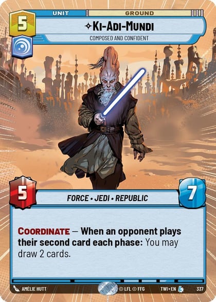 Ki-Adi-Mundi - Composed and Confident (Hyperspace), Twilight of the Republic 337