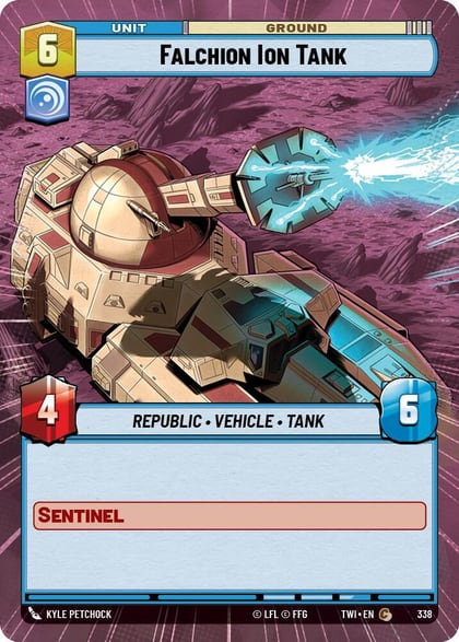 Falchion Ion Tank (Hyperspace), Twilight of the Republic 338