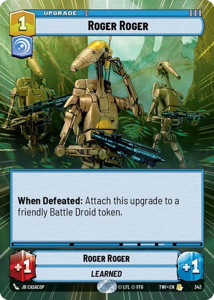 Roger Roger (Hyperspace), Twilight of the Republic 342