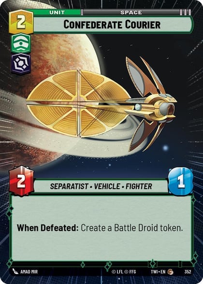 Confederate Courier (Hyperspace), Twilight of the Republic 352