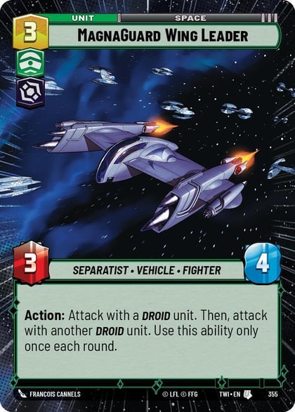 MagnaGuard Wing Leader (Hyperspace), Twilight of the Republic 355