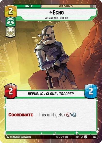 Echo - Valiant ARC Trooper (Hyperspace), Twilight of the Republic 362