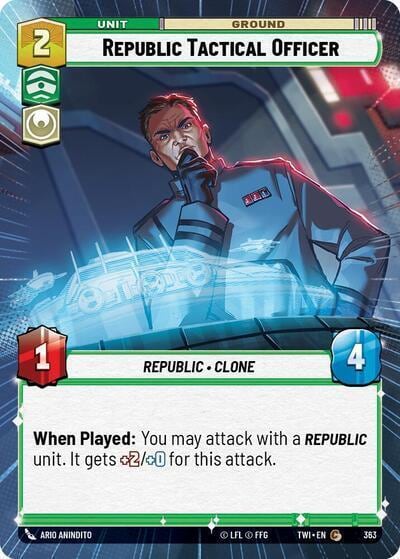 Republic Tactical Officer (Hyperspace), Twilight of the Republic 363