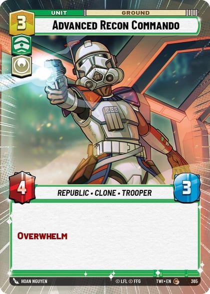 Advanced Recon Commando (Hyperspace), Twilight of the Republic 365