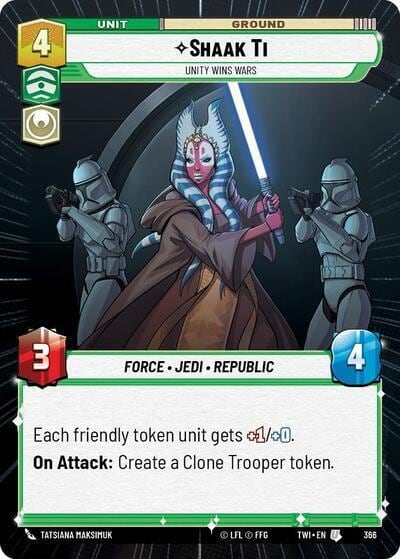 Shaak Ti - Unity Wins Wars (Hyperspace), Twilight of the Republic 366