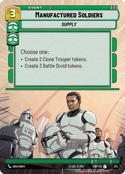 Manufactured Soldiers (Hyperspace), Twilight of the Republic 373