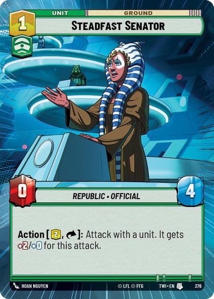 Steadfast Senator (Hyperspace), Twilight of the Republic 376