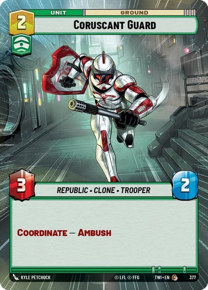 Coruscant Guard (Hyperspace), Twilight of the Republic 377