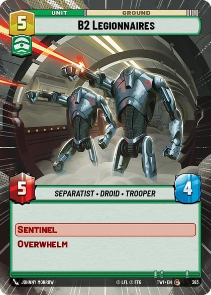 B2 Legionnaires (Hyperspace), Twilight of the Republic 383