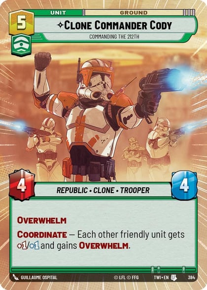 Clone Commander Cody - Commanding the 212th (Hyperspace), Twilight of the Republic 384