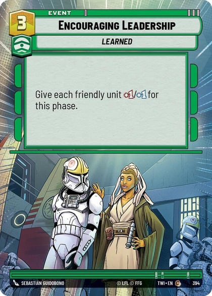 Encouraging Leadership (Hyperspace), Twilight of the Republic 394