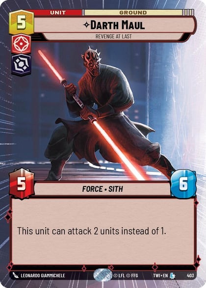 Darth Maul - Revenge At Last (Hyperspace), Twilight of the Republic 403