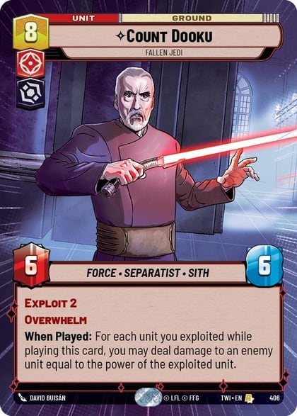 Count Dooku - Fallen Jedi (Hyperspace), Twilight of the Republic 406