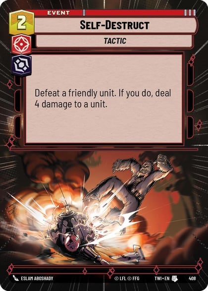 Self-Destruct (Hyperspace), Twilight of the Republic 408