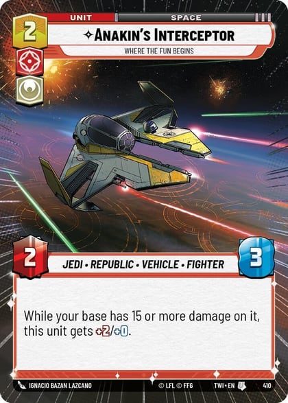 Anakin's Interceptor - Where the Fun Begins (Hyperspace), Twilight of the Republic 410