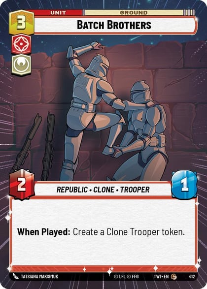 Batch Brothers (Hyperspace), Twilight of the Republic 412
