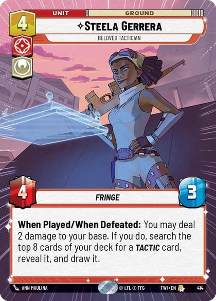 Steela Gerrera - Beloved Tactician (Hyperspace), Twilight of the Republic 414