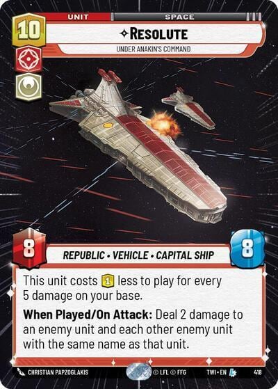 Resolute - Under Anakin's Command (Hyperspace), Twilight of the Republic 418