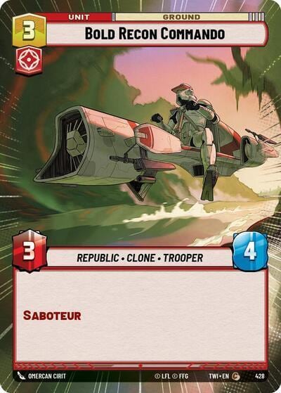 Bold Recon Commando (Hyperspace), Twilight of the Republic 428