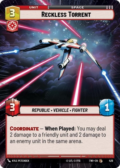 Reckless Torrent (Hyperspace), Twilight of the Republic 429