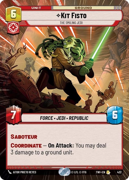 Kit Fisto - The Smiling Jedi (Hyperspace), Twilight of the Republic 432