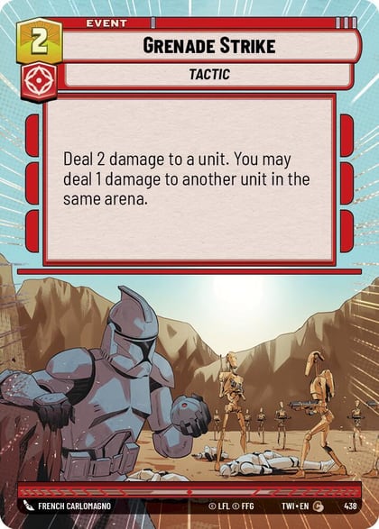 Grenade Strike (Hyperspace), Twilight of the Republic 438