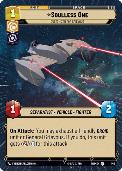 Soulless One - Customized for Grievous (Hyperspace), Twilight of the Republic 445