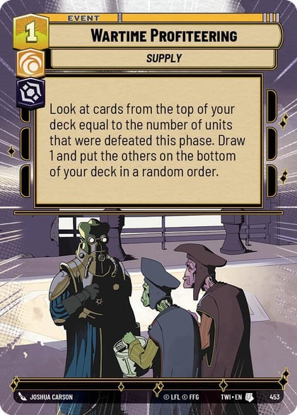 Wartime Profiteering (Hyperspace), Twilight of the Republic 453