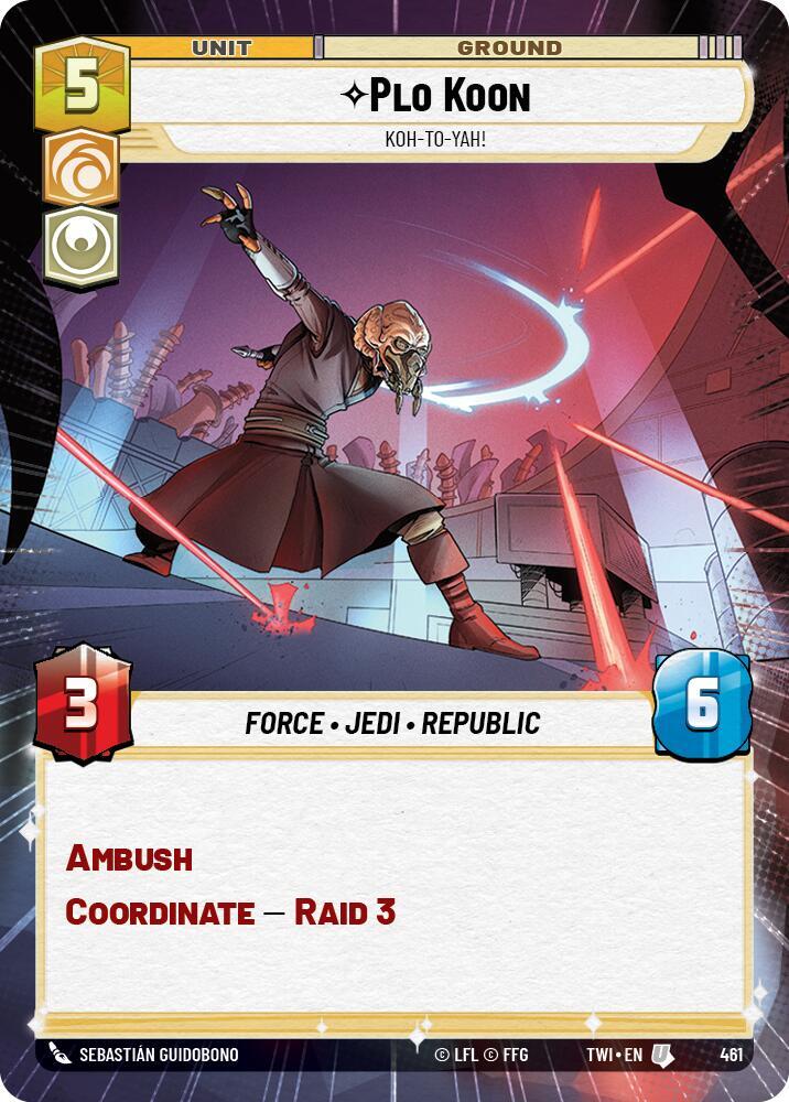 Plo Koon - Koh-to-yah! (Hyperspace), Twilight of the Republic 461