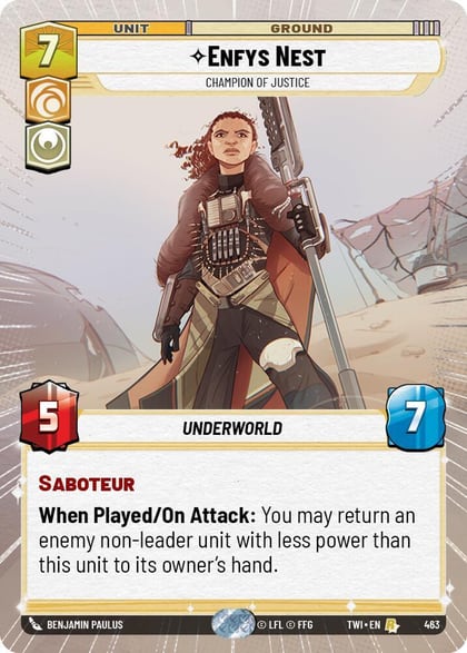 Enfys Nest - Champion of Justice (Hyperspace), Twilight of the Republic 463
