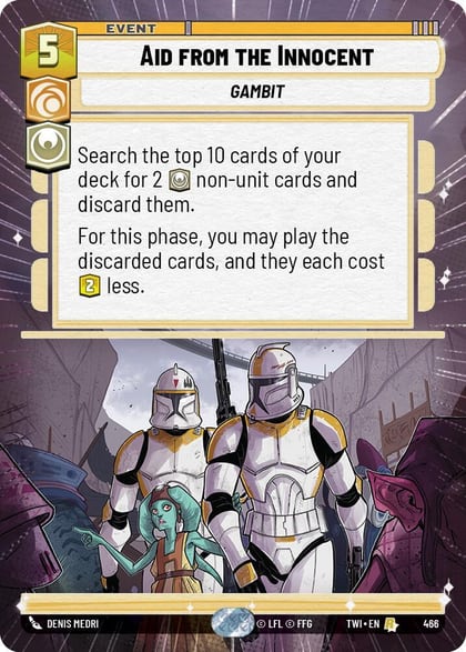 Aid from the Innocent (Hyperspace), Twilight of the Republic 466