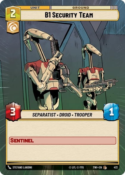 B1 Security Team (Hyperspace), Twilight of the Republic 472