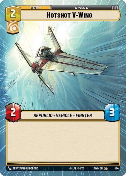 Hotshot V-Wing (Hyperspace), Twilight of the Republic 474