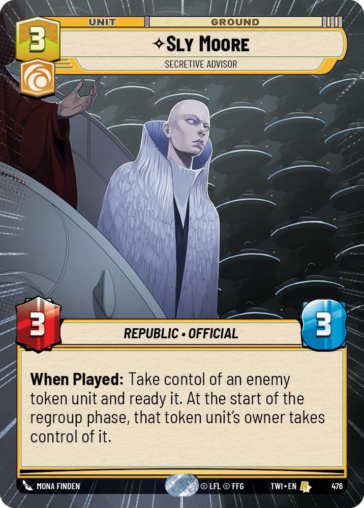 Sly Moore - Secretive Advisor (Hyperspace), Twilight of the Republic 476